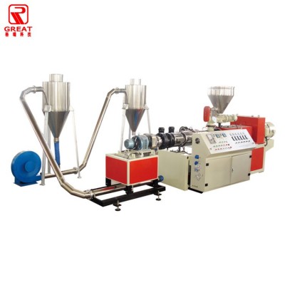 PET bottle pelletizing machine feed pelletizing machine line