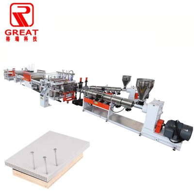 PP construction formwork extruder machinery lower price