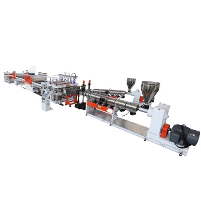 18mm factory pp hollow plastic formwork board  extruder machine production line