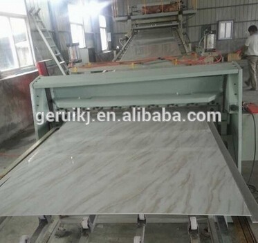 platic PVC marble decoration sheet making machine