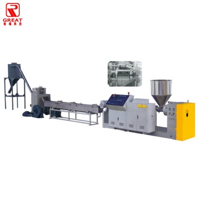 Cost plastic recycling machine recycle plastic pp pe granules  pelletizing making machine line